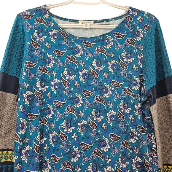 Sundance Sharrar Paisley Embroidered Thermal Top Women’s Size S Boho Hippie - Picture 3 of 9